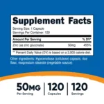 NTC_ZincGluconate_50MG_120CAP_Front